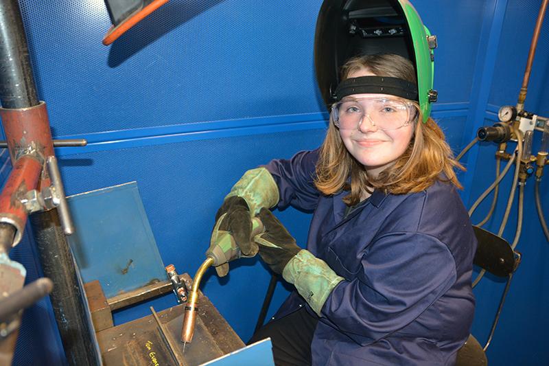 Lily Glanville an Apprenticeship in Fabrication Welding