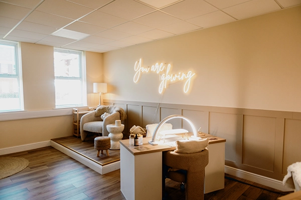 Glow Salon Decor