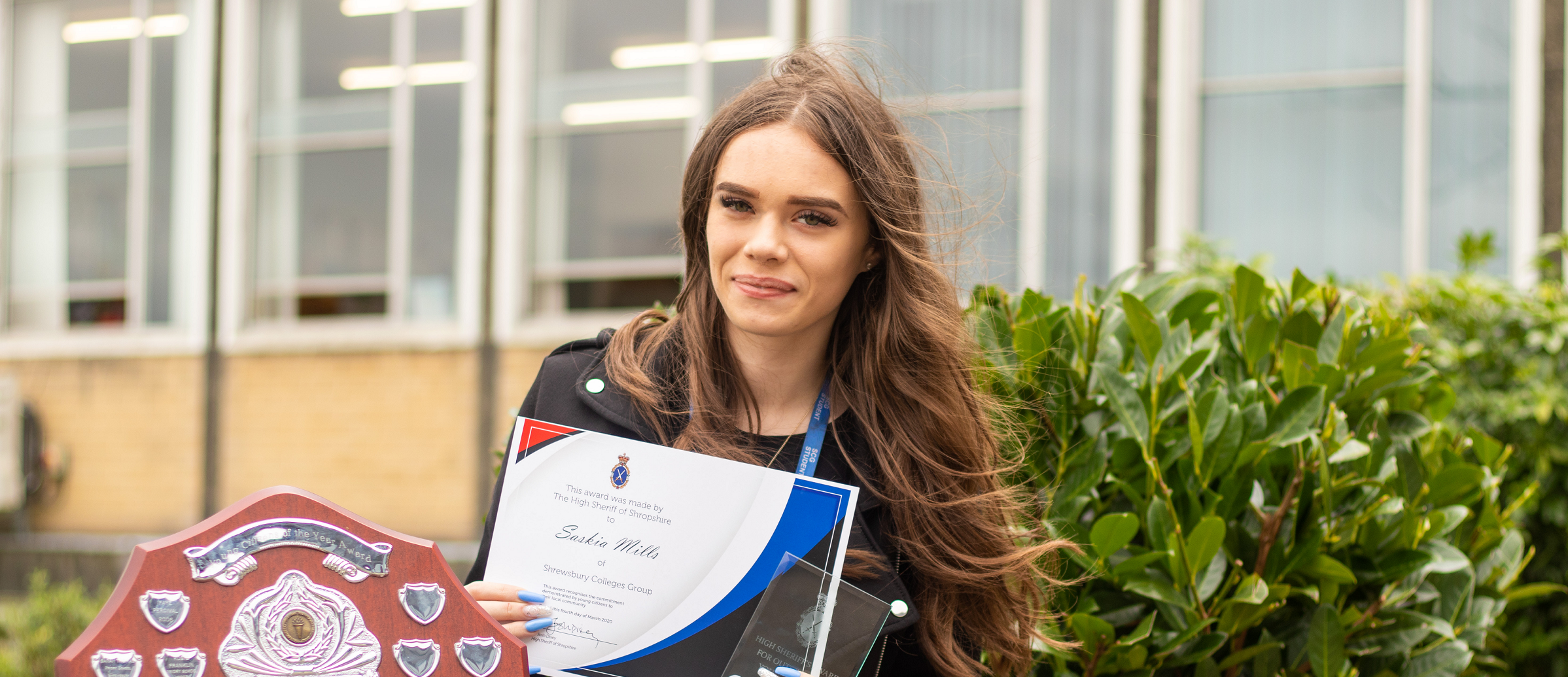 Shrewsbury Student Saskia Wins Shropshire Volunteering Award
