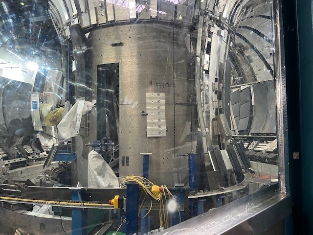 Inside the fusion reactor