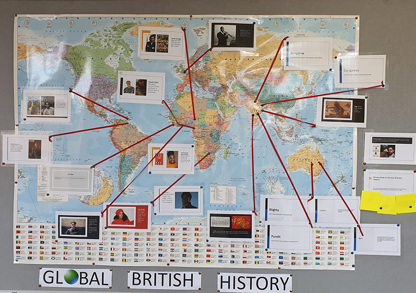 global british history display